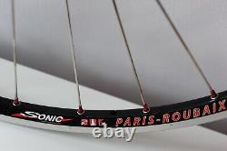 Sonic Paris Roubaix 700c 10spd large flange lightweight wheelset. NEW