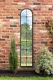 The Arcus New Extra Large Black Framed Arched Garden Mirror 75 X 16 190x40cm