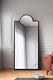 The Fenestra New Extra Large Black Contemporary Mirror 67 X 29 170 X 75cm