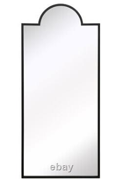 The Fenestra New Extra Large Black Contemporary Mirror 67 X 29 170 x 75cm