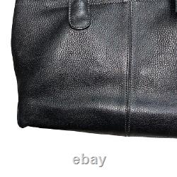 Tod's Women's Large Shoulder Bag Handbag Black Pebbled Leather Great Condition