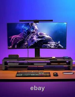 VAYDEER 2 Tiers Dual Monitor Stand Aluminum Riser with X-Large