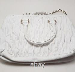 Women IVANKA TRUMP White Leather Purse Alexandrite IT1101 With Original Dust Bag