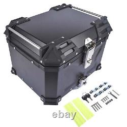 Boîte à bagages étanche pour moto, coffre de scooter, top case de rangement 45L