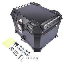 Boîte à bagages étanche pour moto, coffre de scooter, top case de rangement 45L