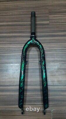 Cadre VTT rigide en aluminium Claud Butler Magna 7005, taille Large 19.5, noir et vert