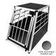 Cage De Transport Pour Animaux En Aluminium Boîte De Voyage Chien Chat Chiot Transporteur Chenil