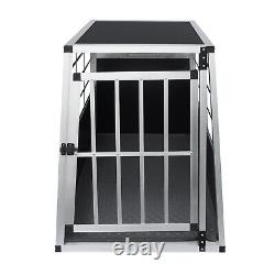 Cage de transport pour animaux en aluminium Boîte de voyage Chien Chat Chiot Transporteur Chenil