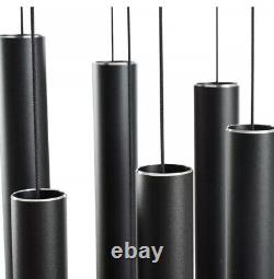 Carillon éolien en tubes d'aluminium accordés harmoniquement Stylecraft, 8,9 po de diamètre x 61,4 po de hauteur