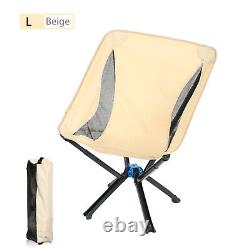 Chaise de camping portable légère avec cadre en aluminium, installation rapide, durable
