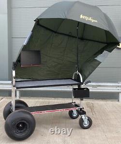 Chariot de film Magliner Senior avec grandes roues pneumatiques pour sable, plage et parasol