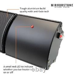 Chauffage infrarouge de bar Mirrorstone 1200W-3000W, économie d'énergie intérieure et extérieure