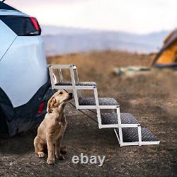 Escaliers portables pliants en aluminium antidérapants pour chiens pour coffre de voiture SUV NEUFS