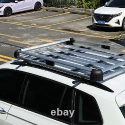 Grand panier de toit de 1,6 mètre universel pour SUV avec support de rangement de chargement