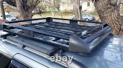 Grand panier de toit pour porte-bagages de voiture 200 livres 127 cm x 100 cm pour SUV Camion