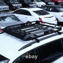 Grand panier de toit pour porte-bagages de voiture 200 livres 127 cm x 100 cm pour SUV Camion