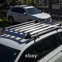 Grand support de toit universel pour panier de chargement lourd pour voiture, fourgonnette ou VUS 160cm