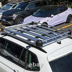 Grand support de toit universel pour panier de chargement lourd pour voiture, fourgonnette ou VUS 160cm