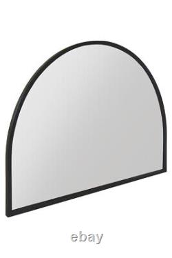 Le miroir de jardin arqué Arcus New extra-large avec cadre noir 49 X 35 125 x