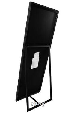 Le nouvel grand miroir sur pied en aluminium noir Artus 67X23 170X58cm