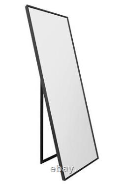 Le nouvel grand miroir sur pied en aluminium noir Artus 67X23 170X58cm