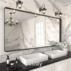 Miroir mural en verre extra large encadré de 900/1200 mm pour décoration de vanité