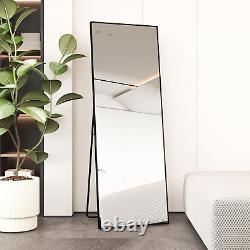 Miroir plein pied Beauty4U 140x50cm, à poser, suspendre ou appuyer, grand ou