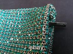 Poignée de sac à main vintage de marque de luxe pour sac à main de mode de fête en cristal de strass