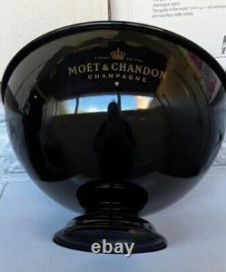 Refroidisseur rond large Magnum Noir Moët & Chandon Champagne 43 CM de diamètre - Utilisé