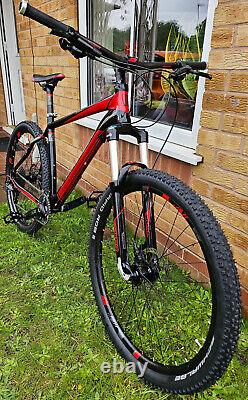 Vélo de montagne hybride BOARDMAN COMP X7 MTB 27,5 Cadre Large Rouge/Noir Voir Description