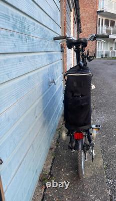 Vélo pliant Mezzo D9, roues de 16 pouces avec grand sac de voyageur